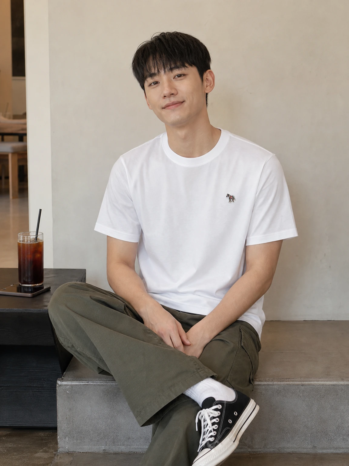 지브라 포인트로 완성한 티셔츠