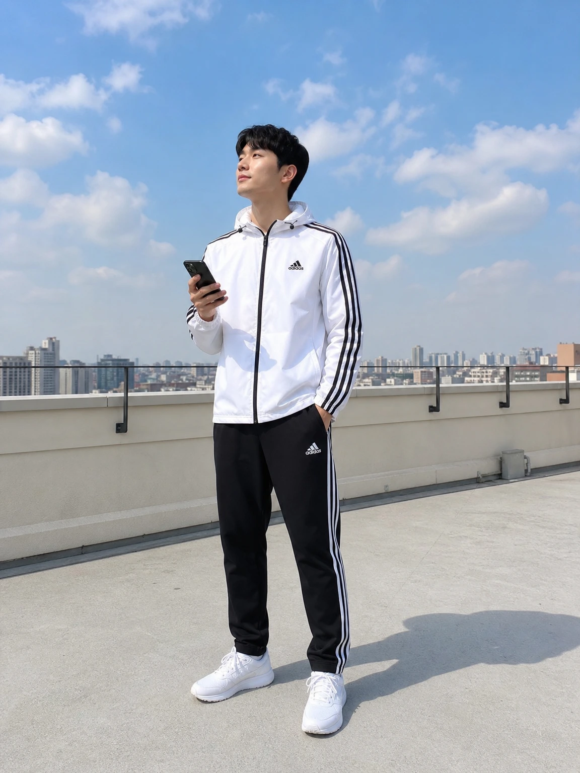 3선 라인으로 완성한 자켓