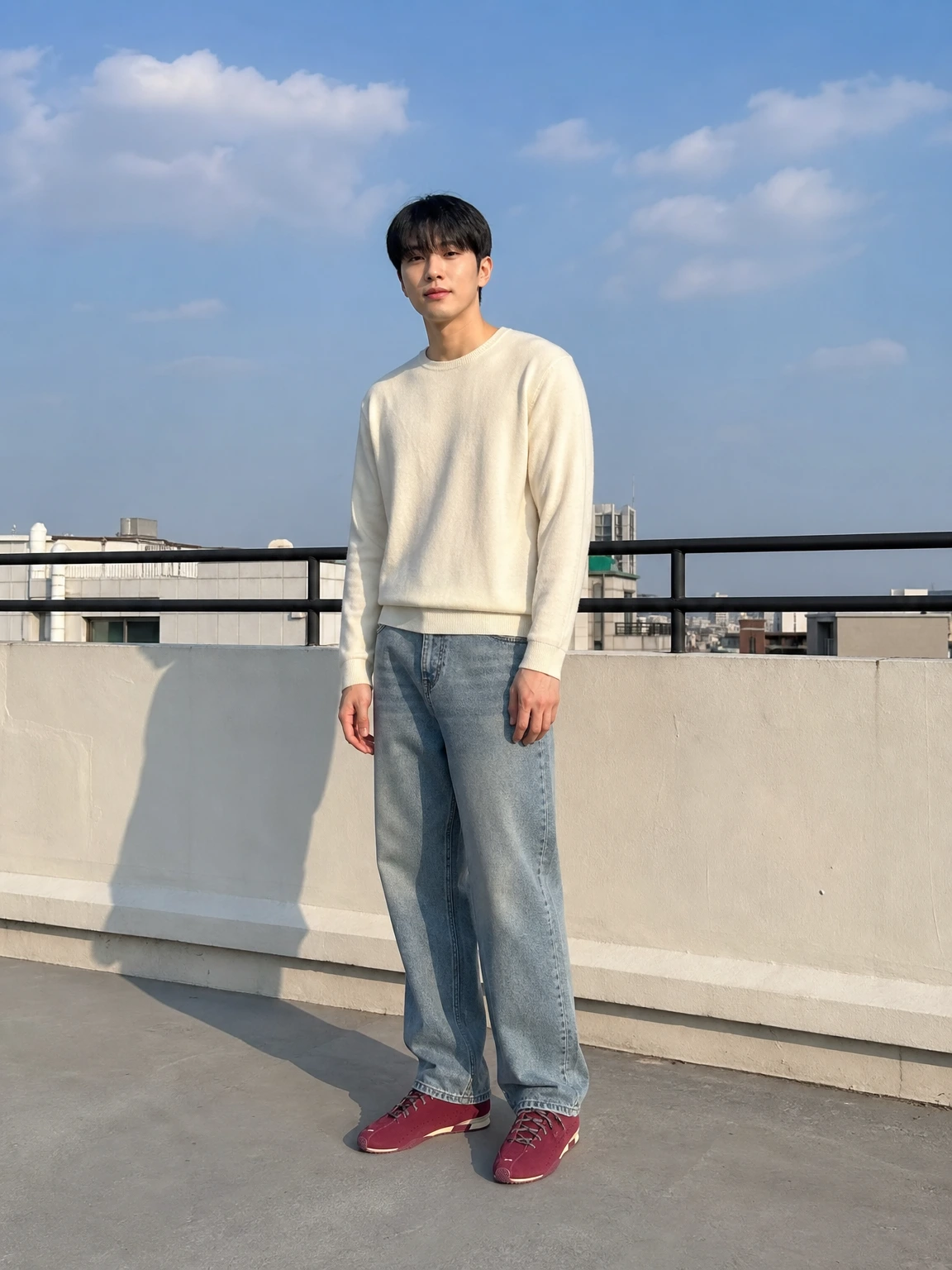 로우프로파일이 돋보이는 운동화