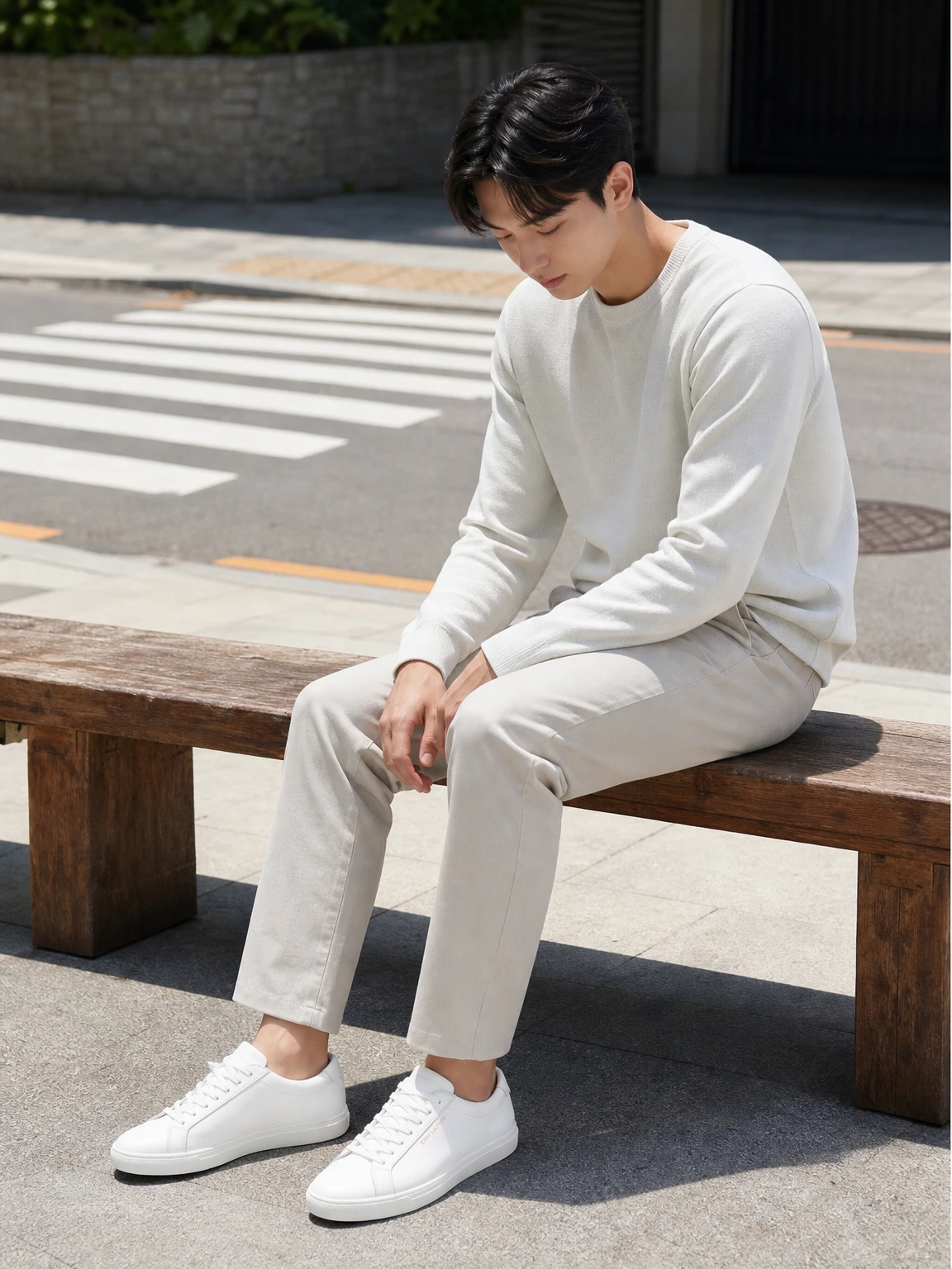 미니멀 로우탑이 돋보이는 스니커즈