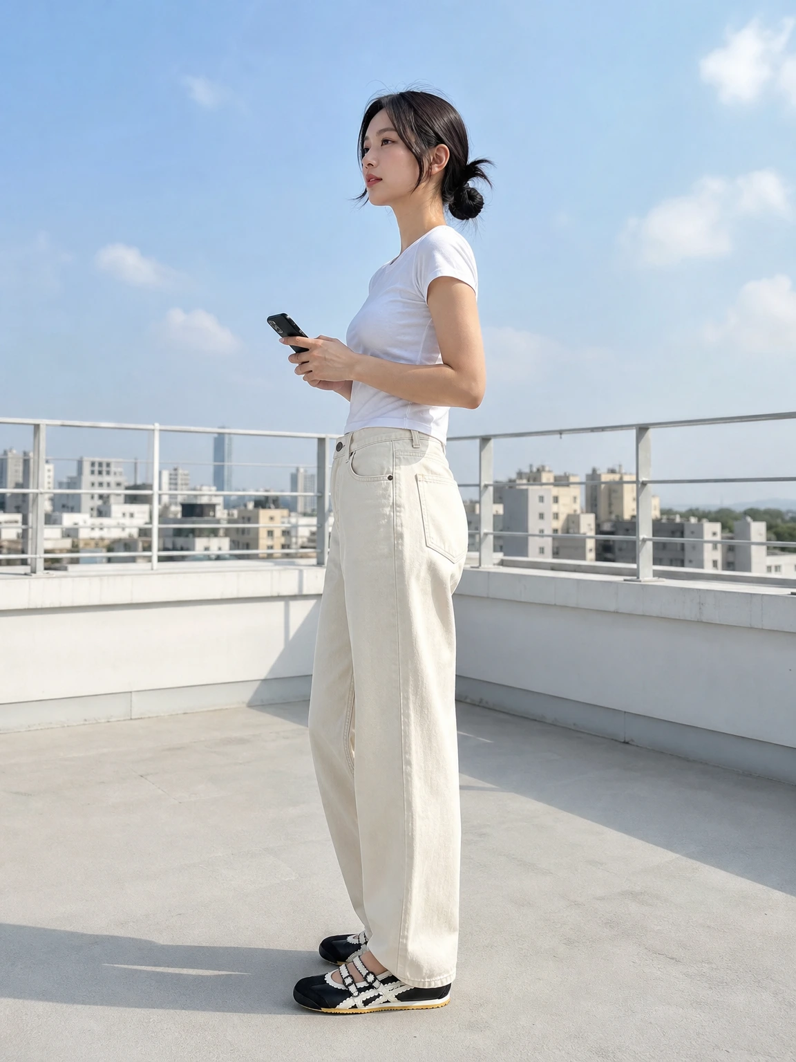 더블 스트랩이 사랑스러운 스니커즈