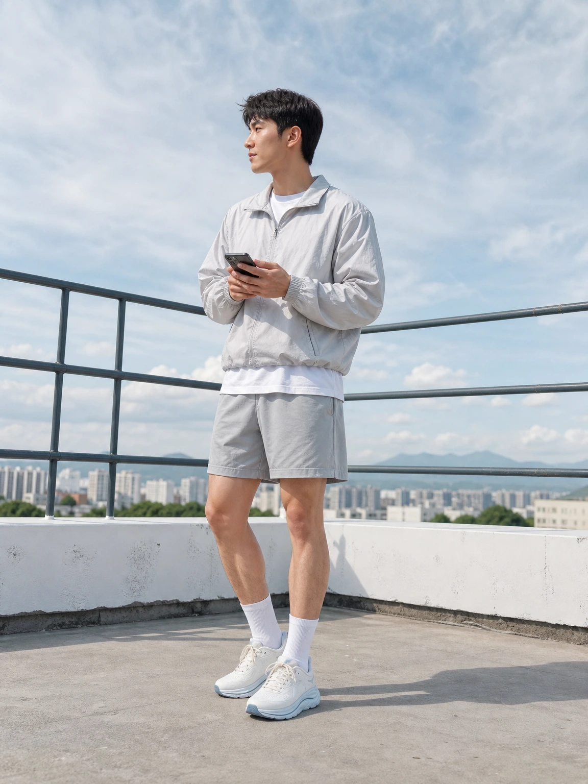 두툼한 미드솔이 편한 러닝화