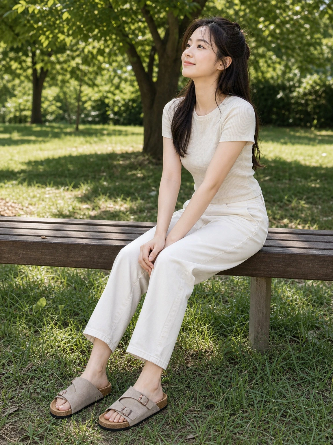 투 버클로 안정적인 샌들