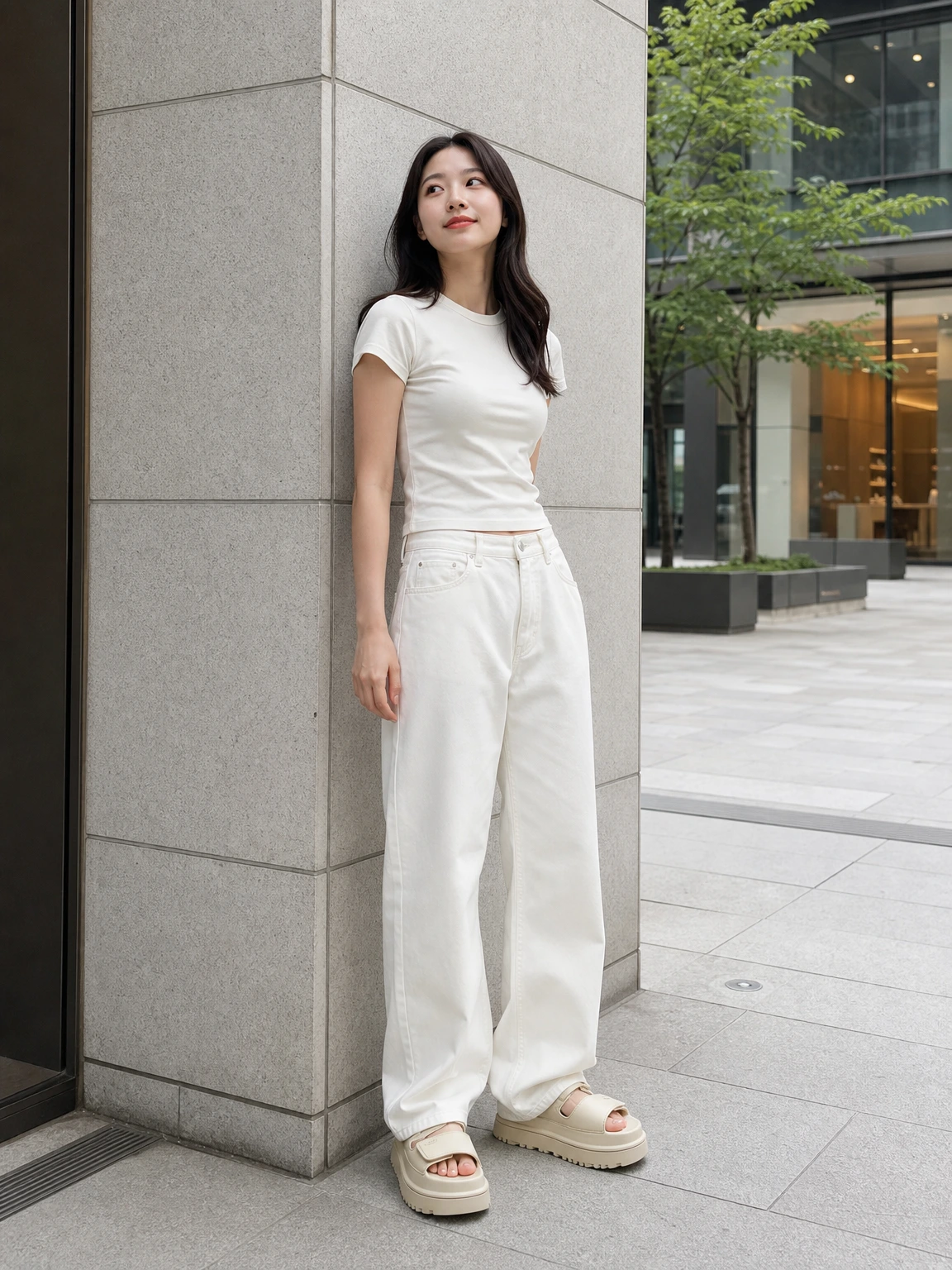 볼드한 플랫폼이 돋보이는 샌들