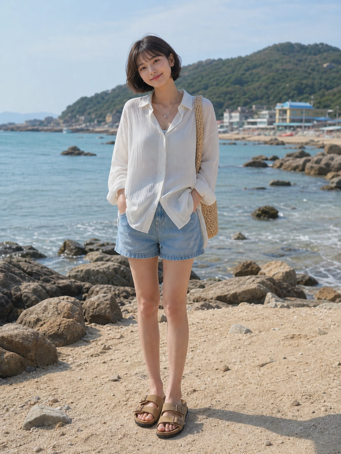 여름 코디 뭐 신을지 고민 끝, 어그 버클 샌들