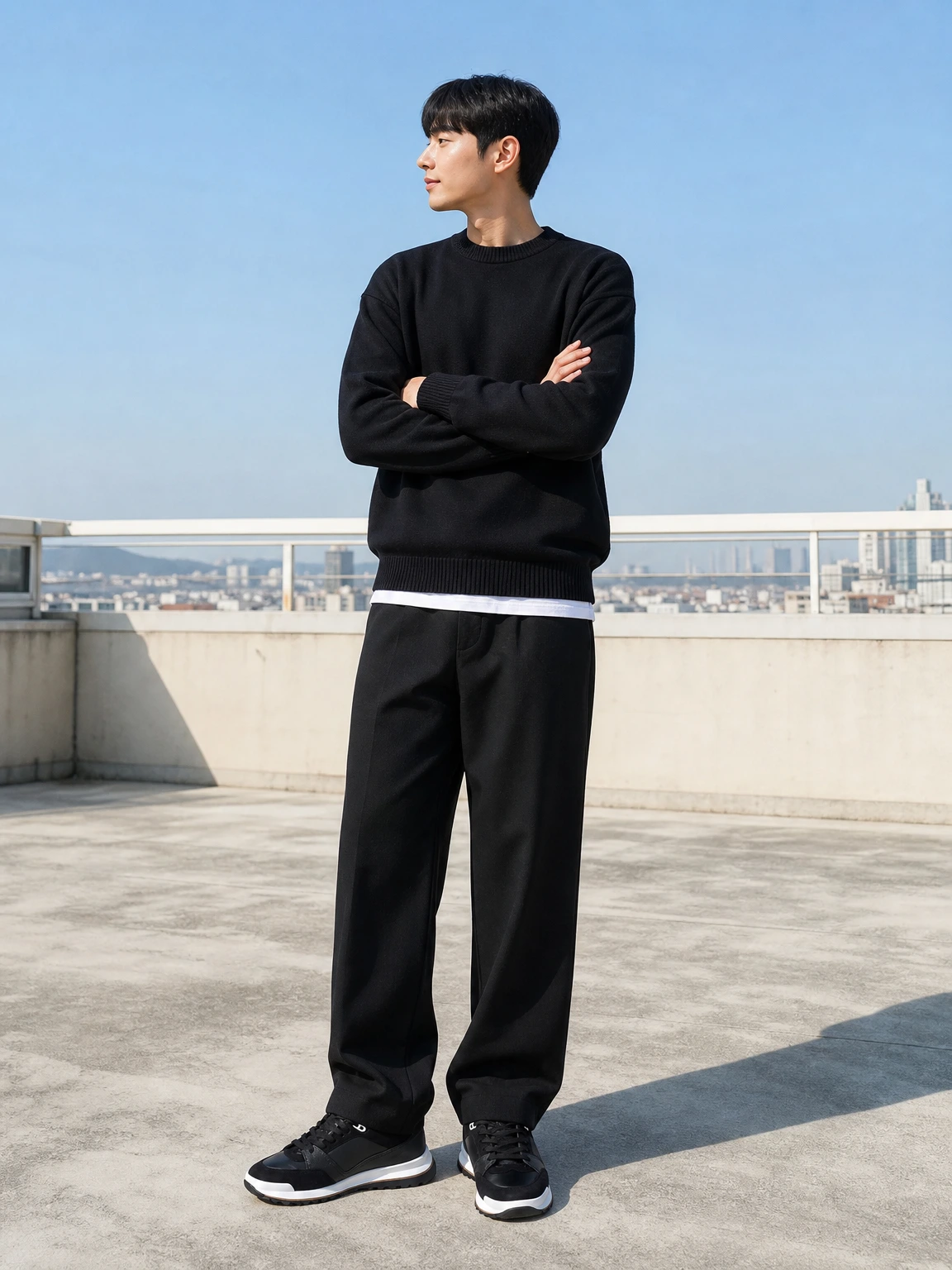 은은한 H 로고가 돋보이는 스니커즈