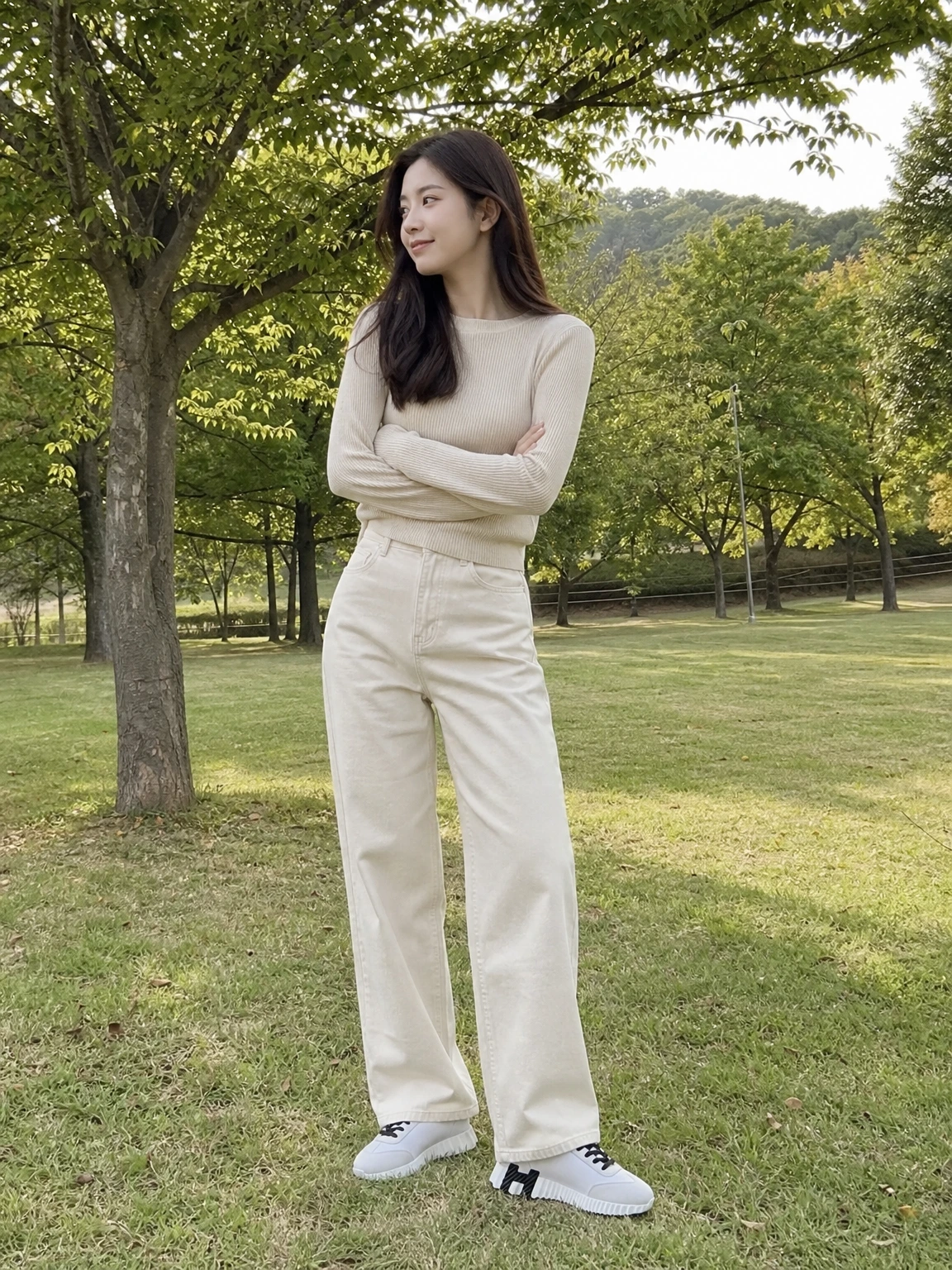 입체 H 로고가 돋보이는 스니커즈
