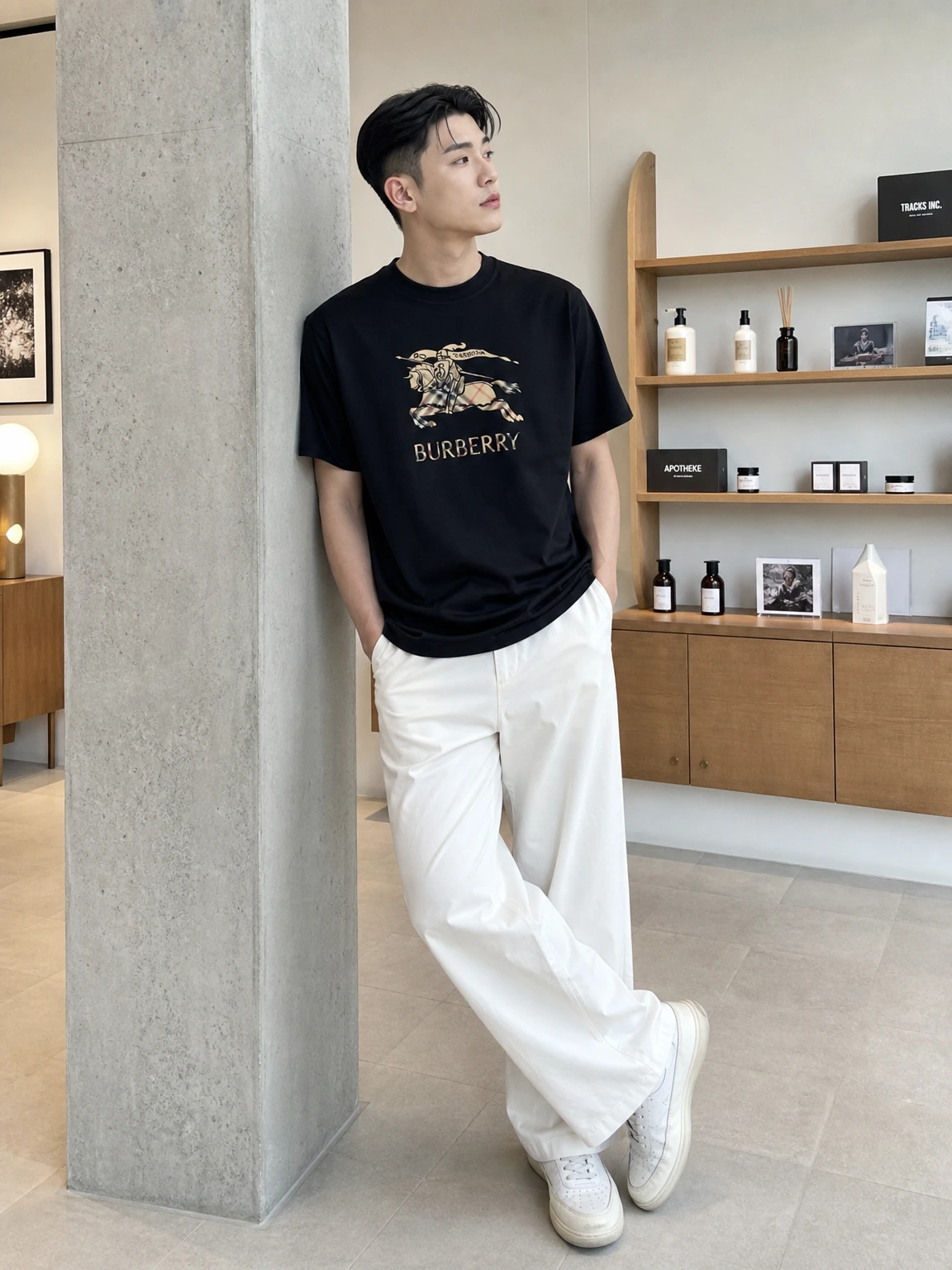 이퀘스트리안 나이트가 돋보이는 티셔츠