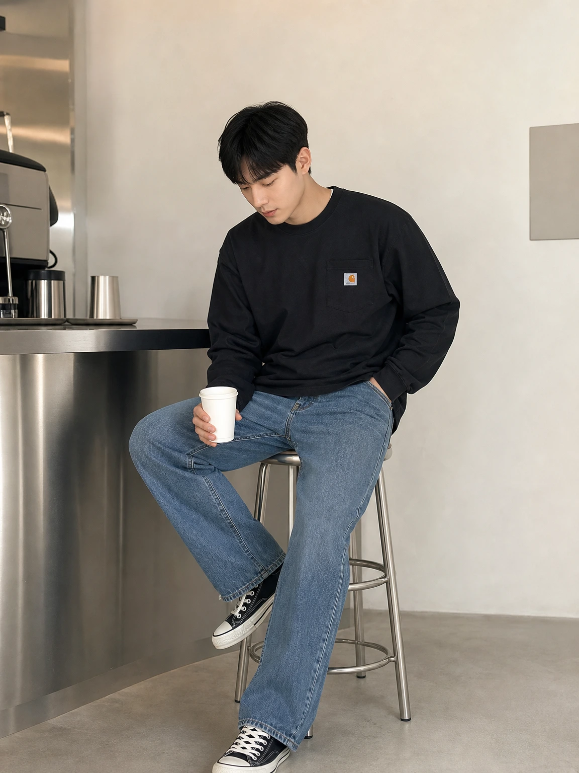 작업감 살려주는 포켓 티셔츠