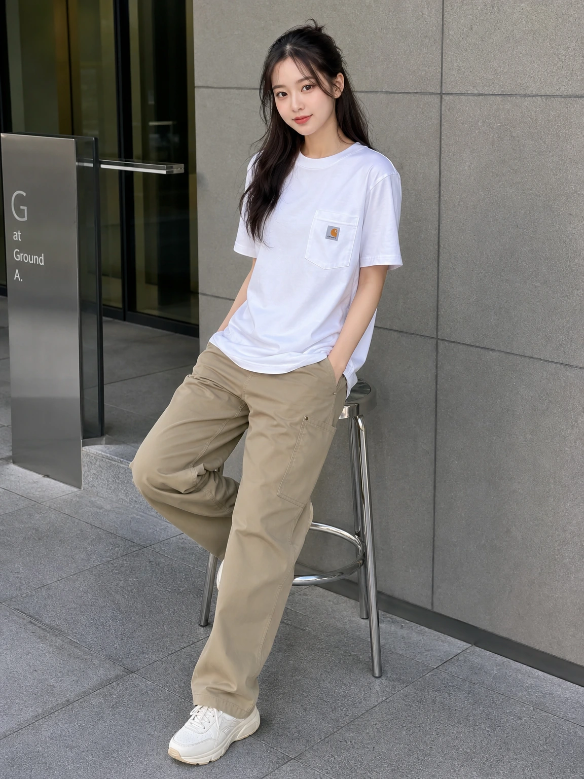 포켓으로 완성하는 워크웨어 반팔티셔츠