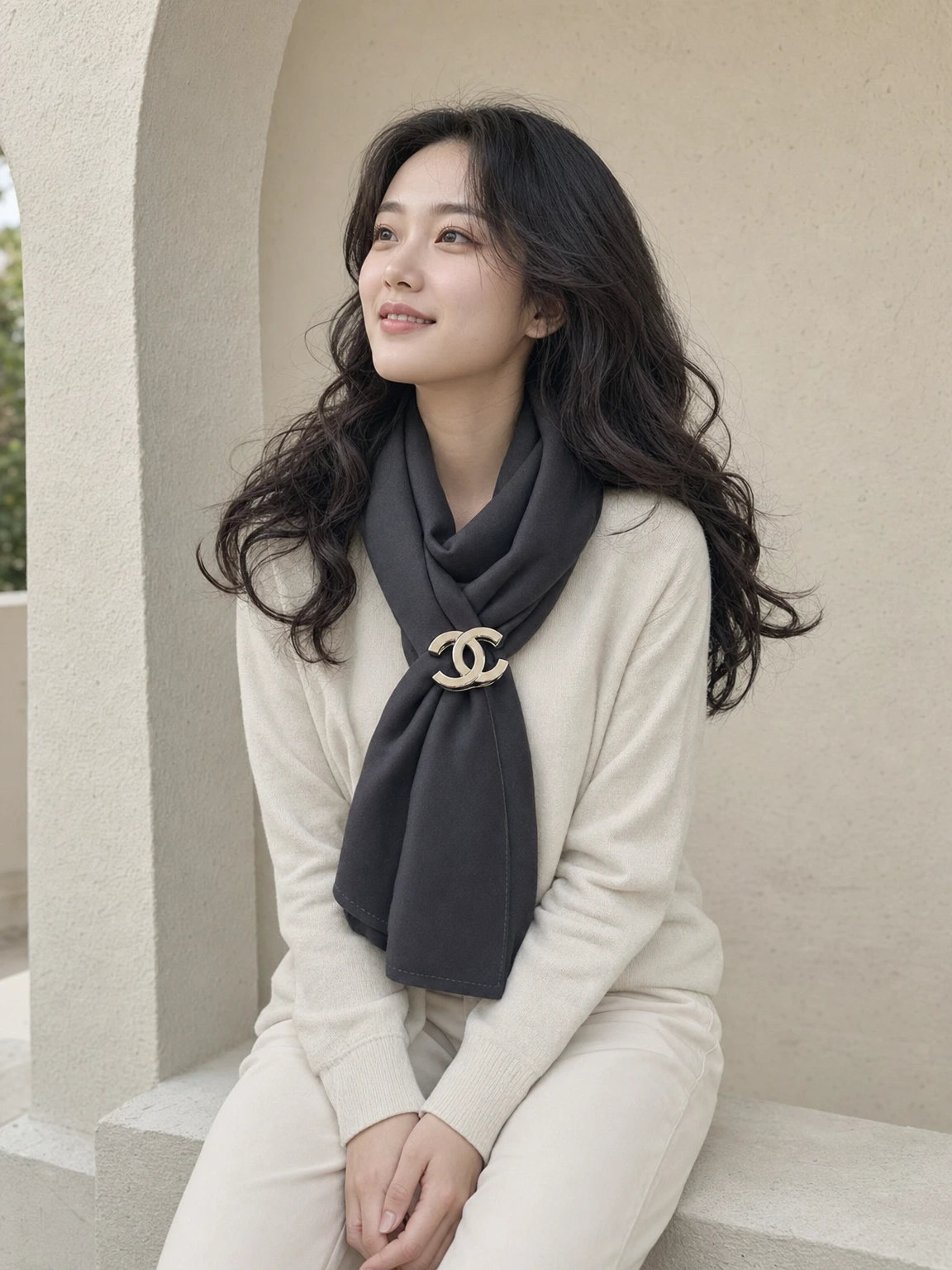 메탈 포인트의 스카프 링