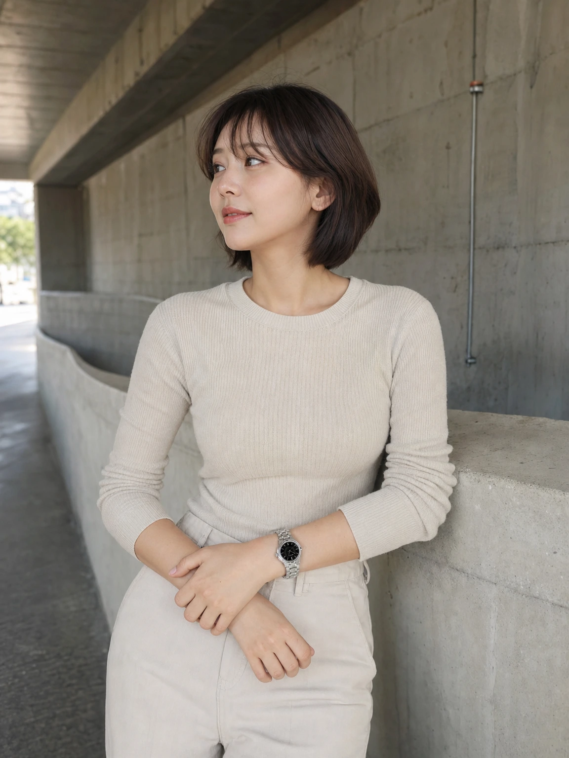 블랙 다이얼이 돋보이는 시계