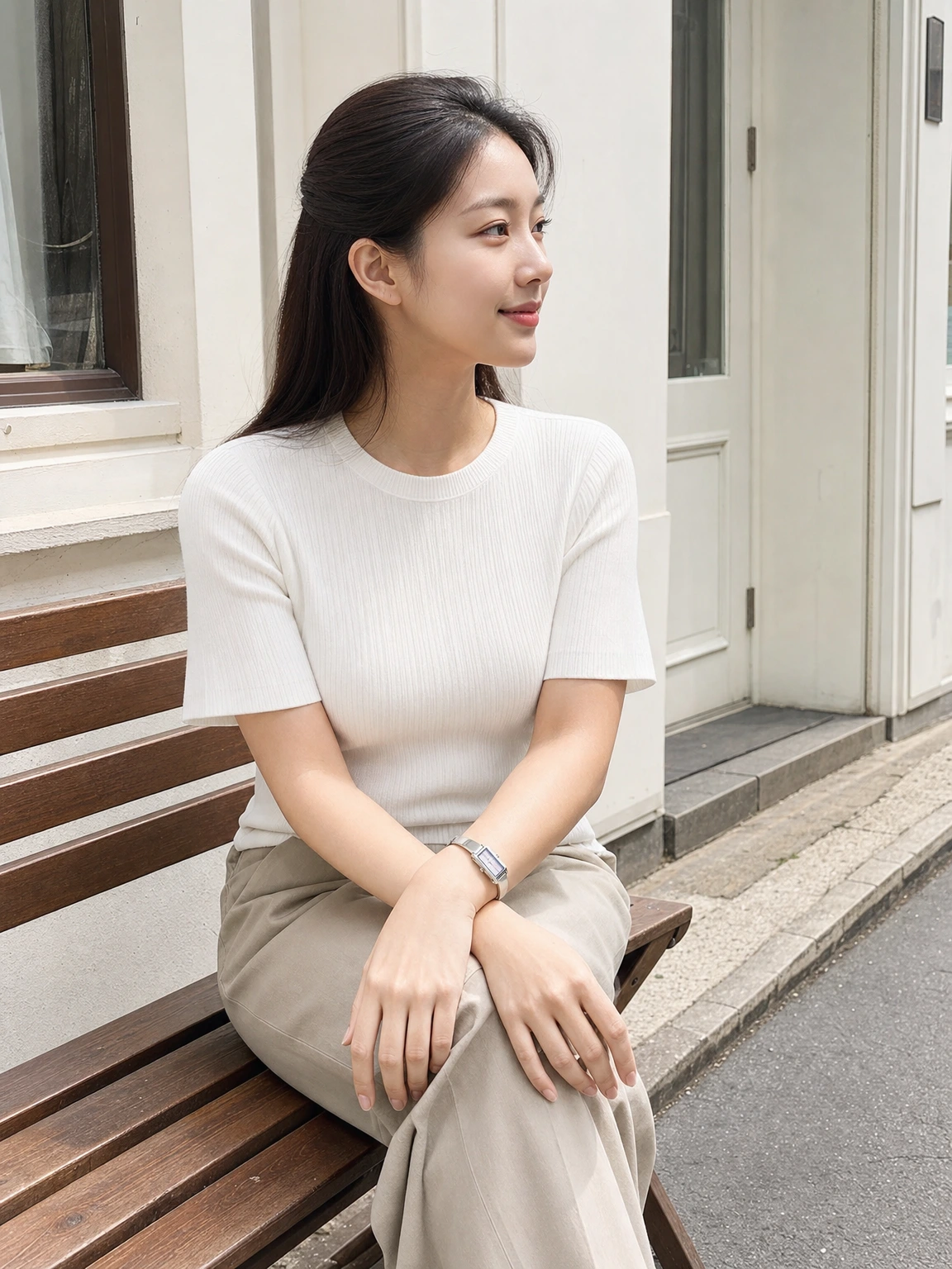 슬림 뱅글이 사랑스러운 시계