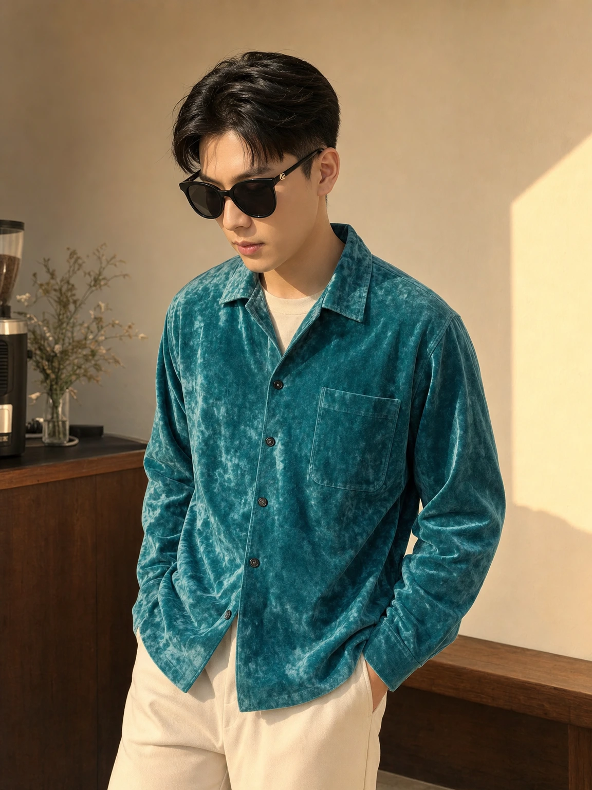 더블G 로고가 돋보이는 선글라스