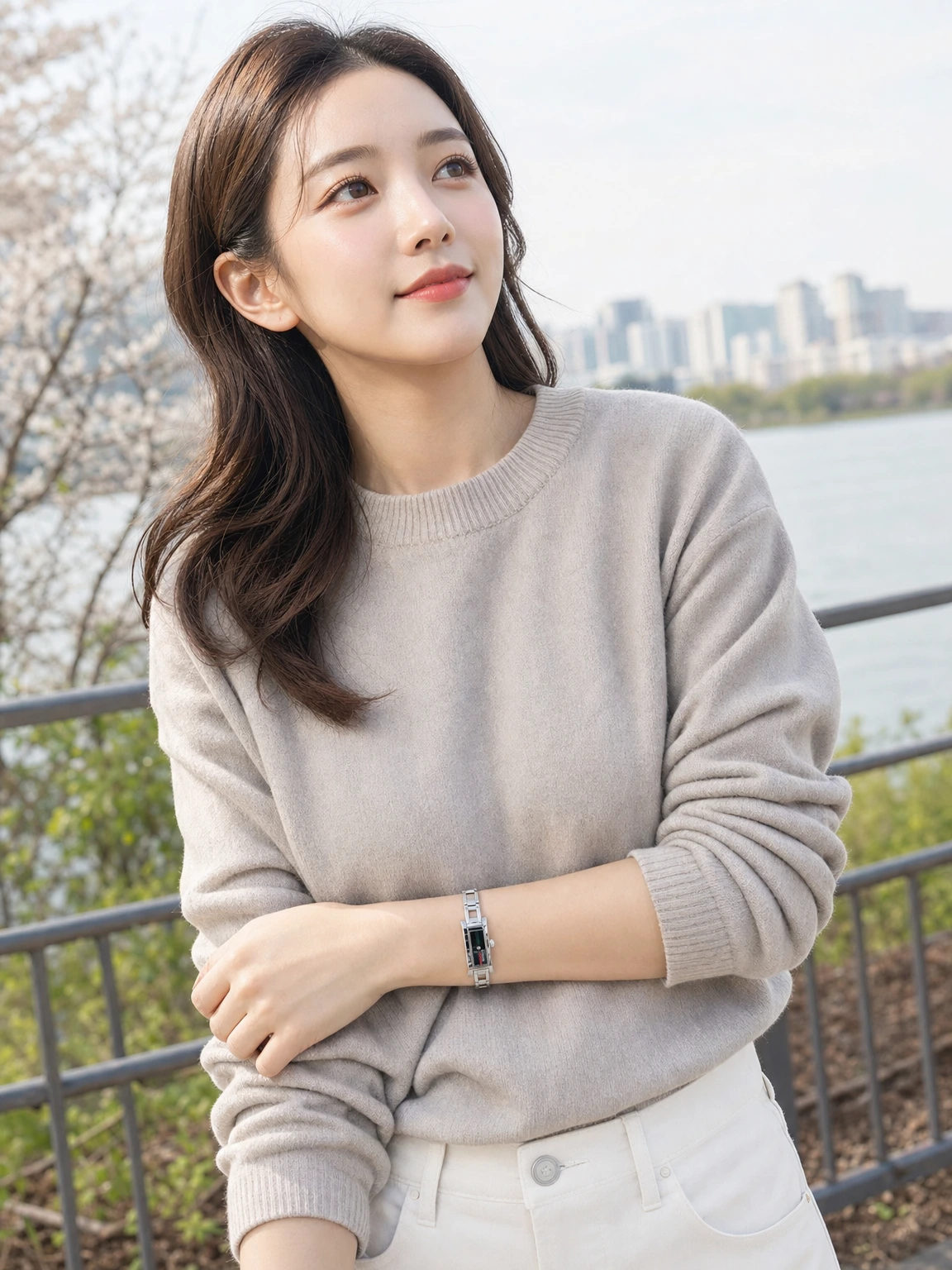 슬림 라인이 돋보이는 시계