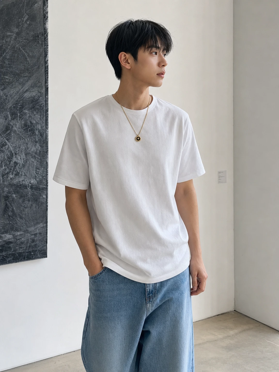 메두사 펜던트가 돋보이는 목걸이