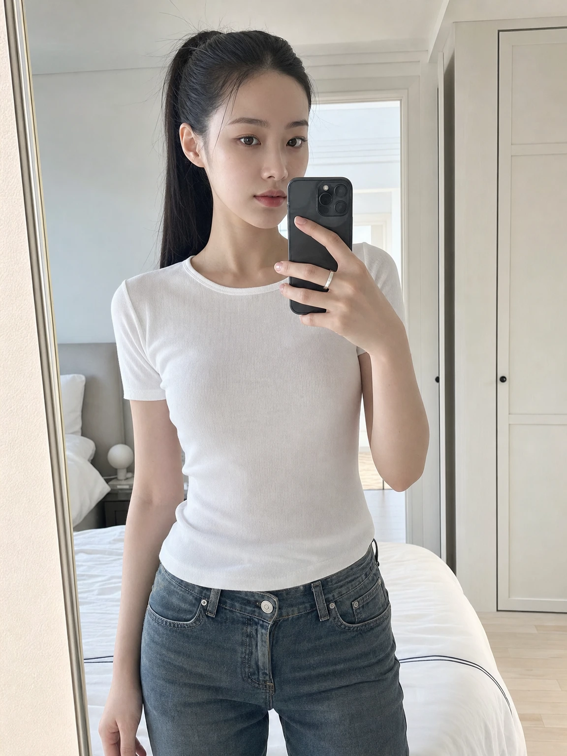 넘버링 로고가 돋보이는 반지