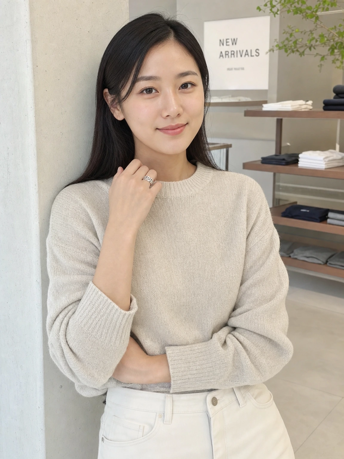 기하학적 커팅이 돋보이는 반지