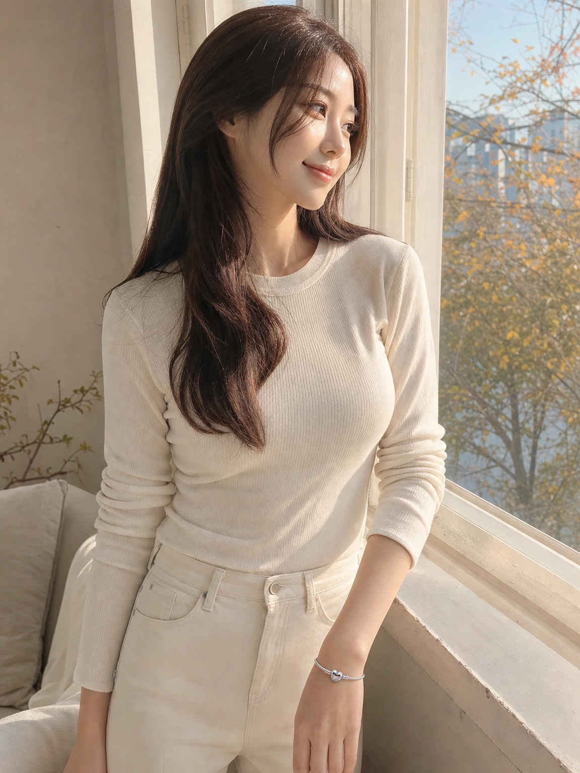 하트 클래습이 돋보이는 팔찌
