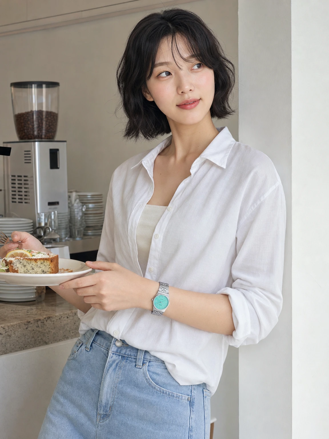 민트 다이얼이 산뜻한 시계