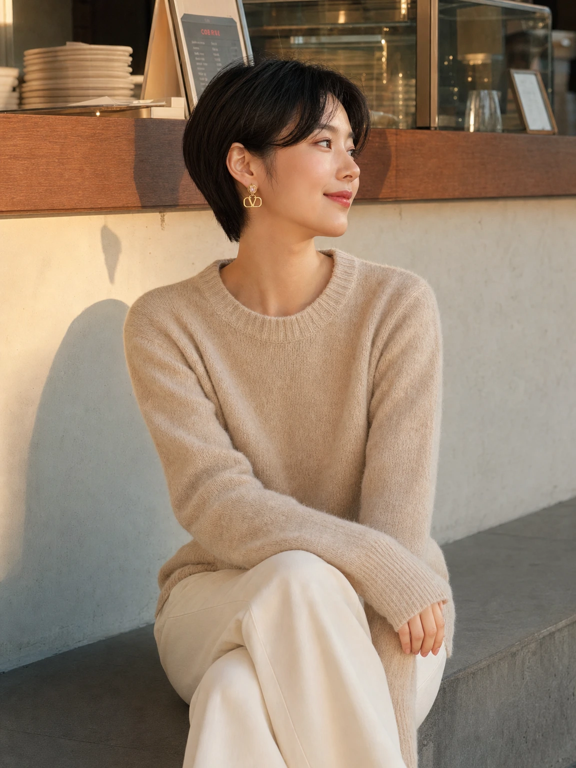 스와로브스키가 반짝이는 이어링