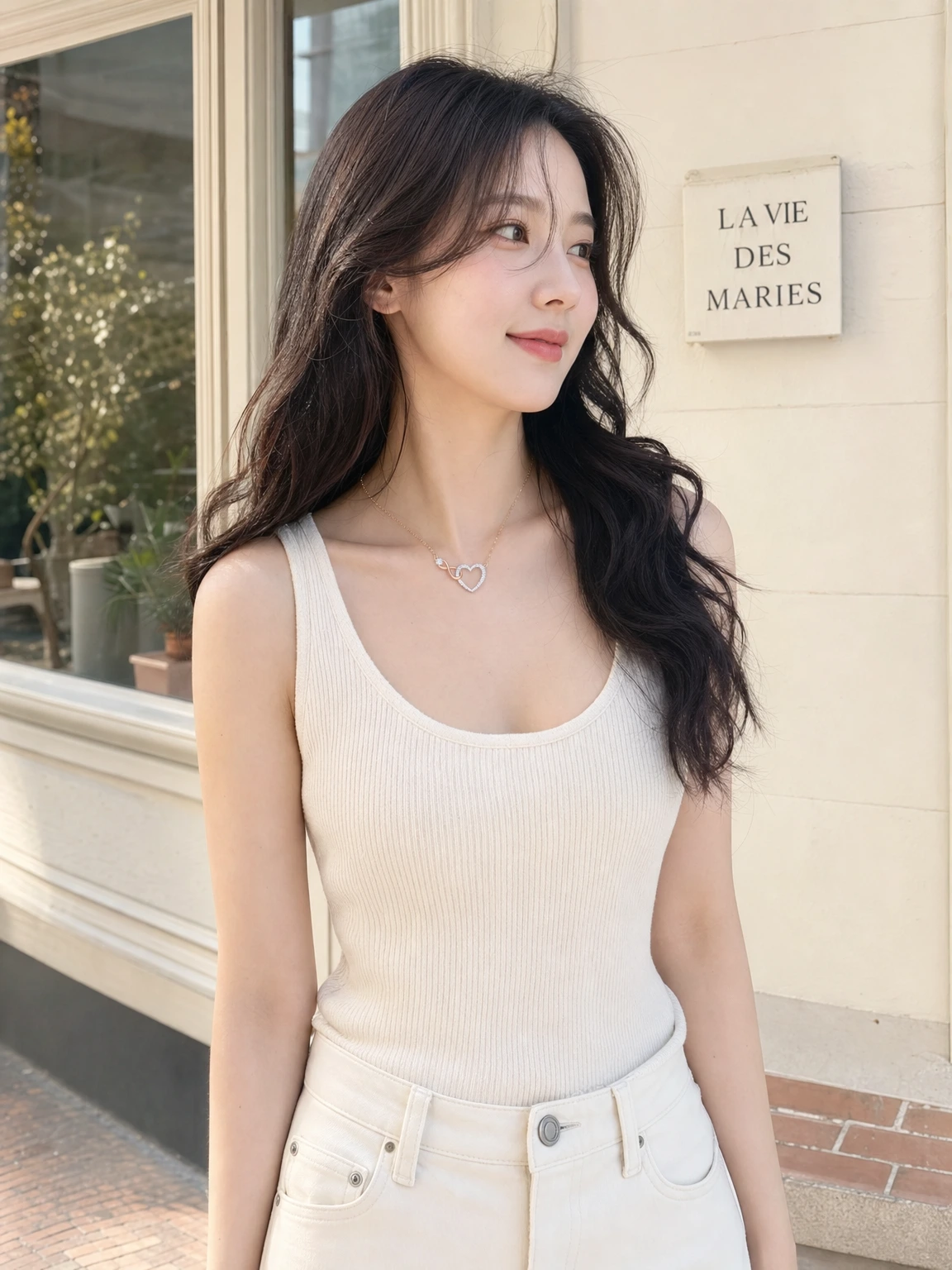 영원을 담은 인피니트 하트 목걸이