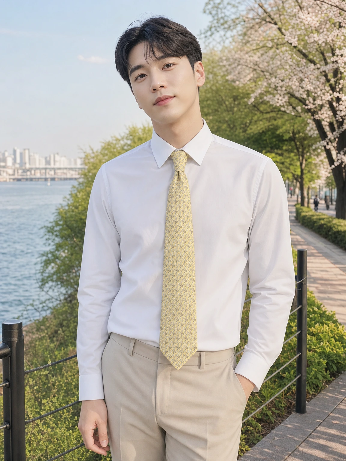 유쾌한 애니멀 패턴 넥타이