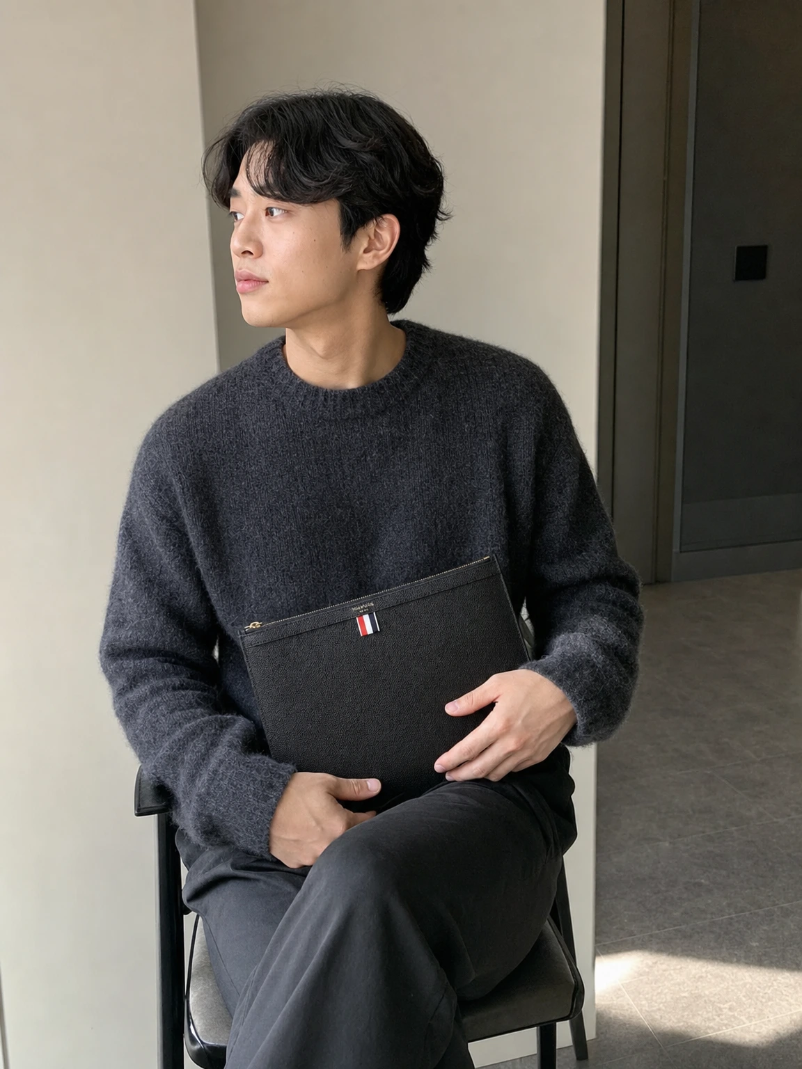 넓은 면적이 시원한 라지 도큐먼트 클러치