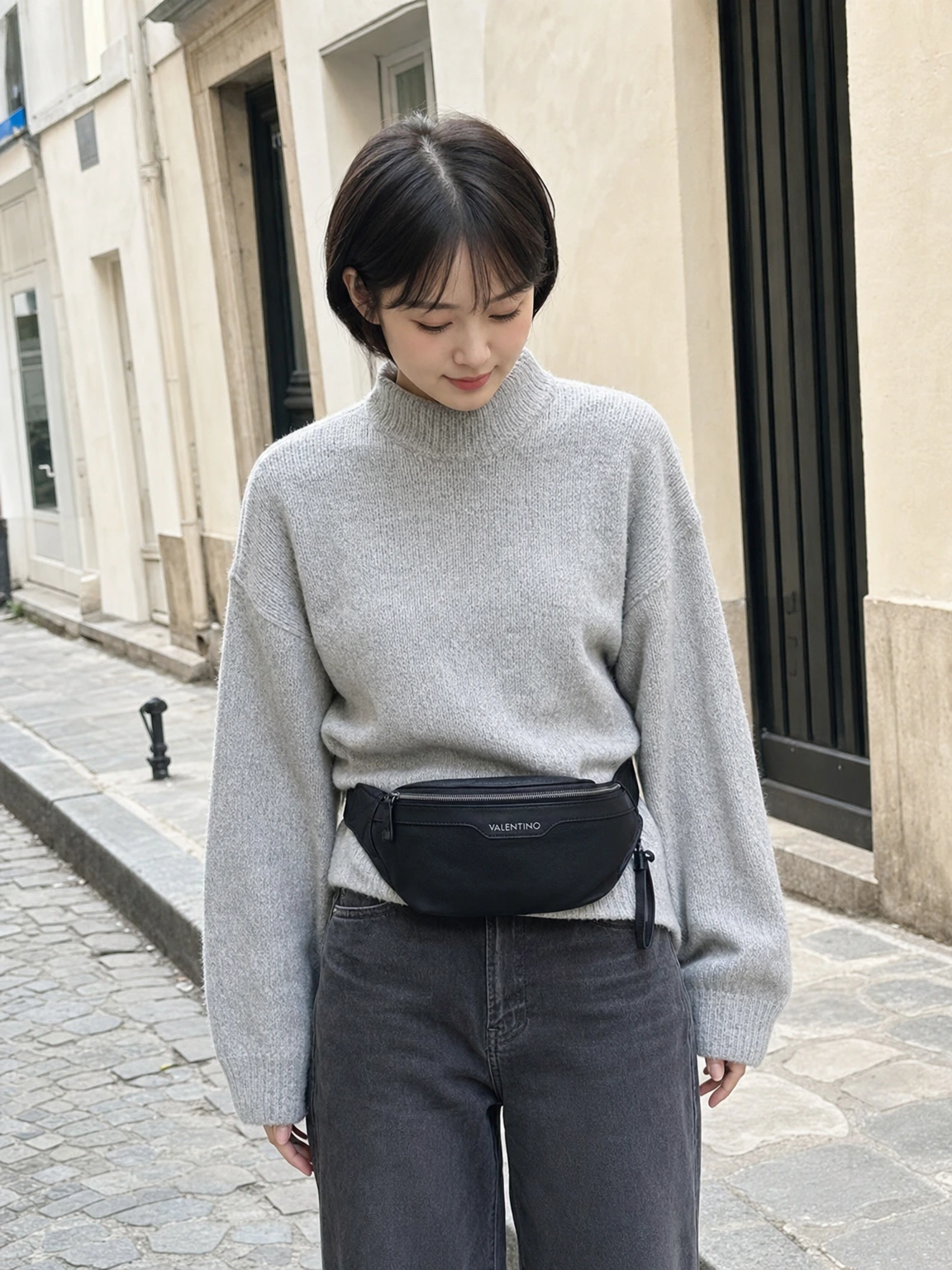 도시 산책에 어울리는 힙색