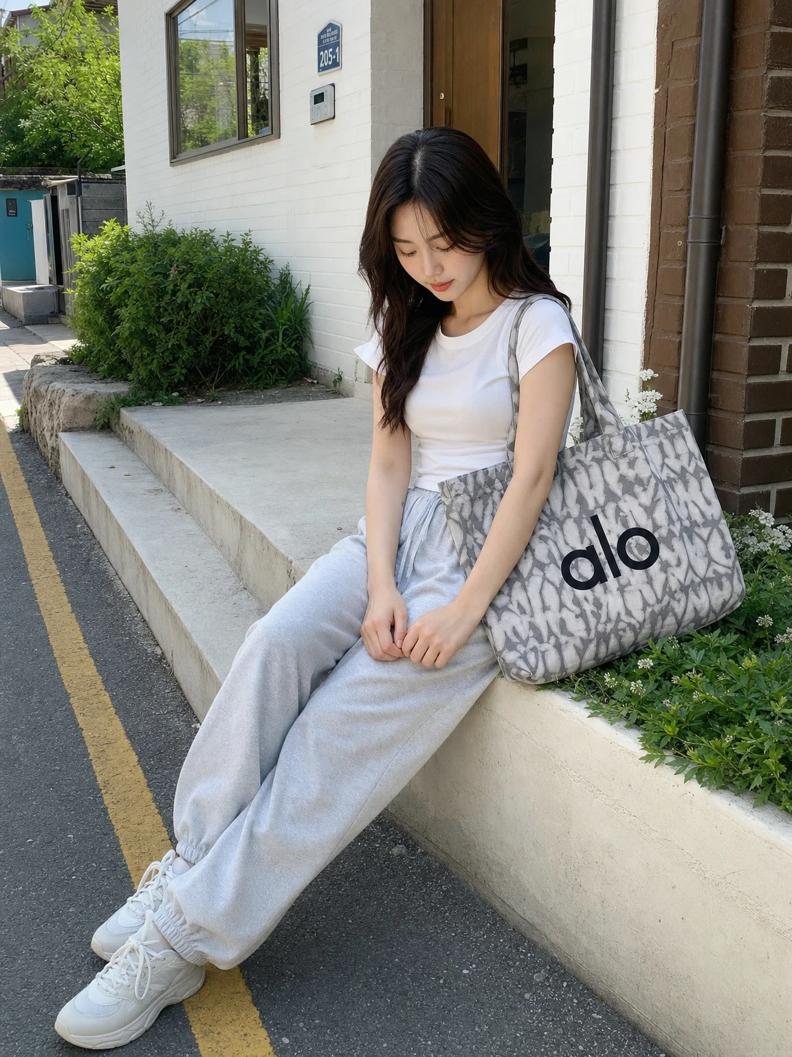 타이다이 패턴이 자유로운 토트백
