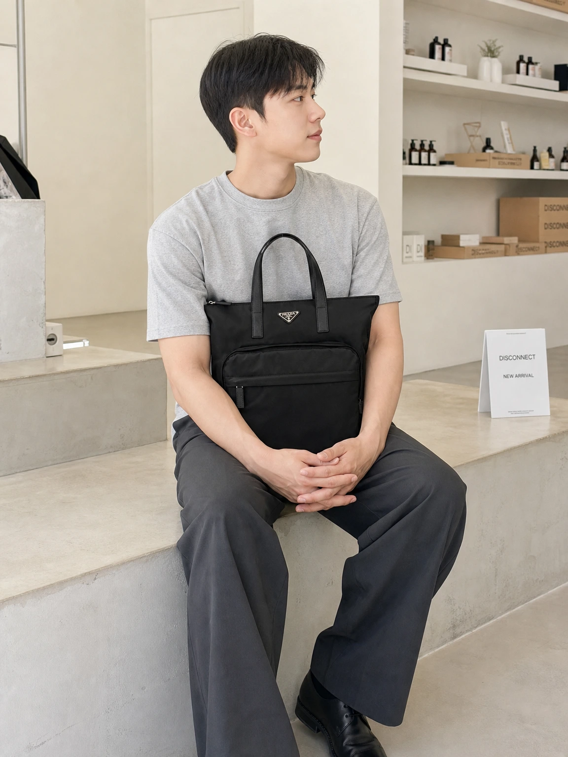 도시 출근에 어울리는 토트백