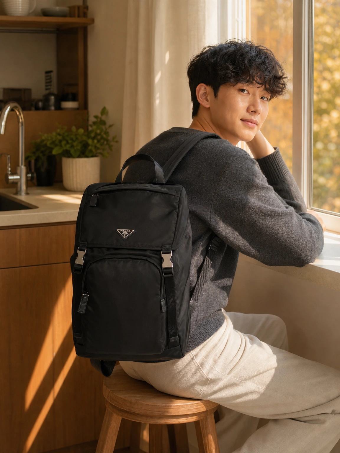 실용적인 포켓 구성의 백팩