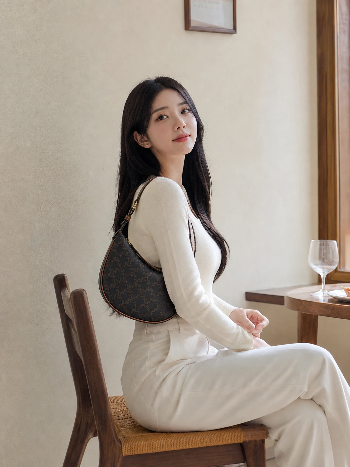 반달 실루엣이 매력인 틴 룰루 백