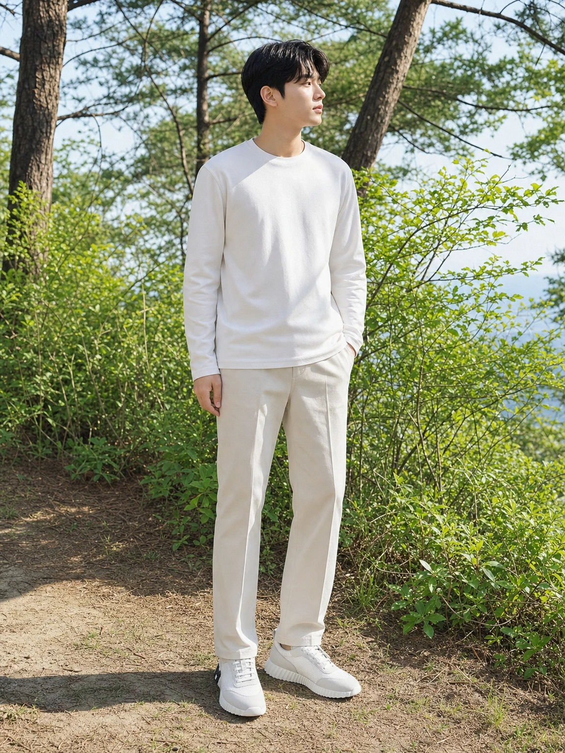입체 H 로고가 돋보이는 스니커즈