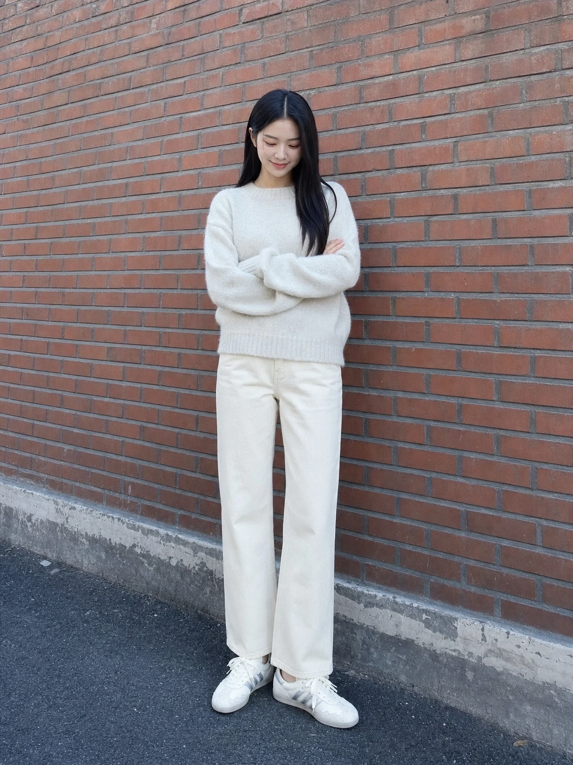 레이스 디테일이 사랑스러운 스니커즈