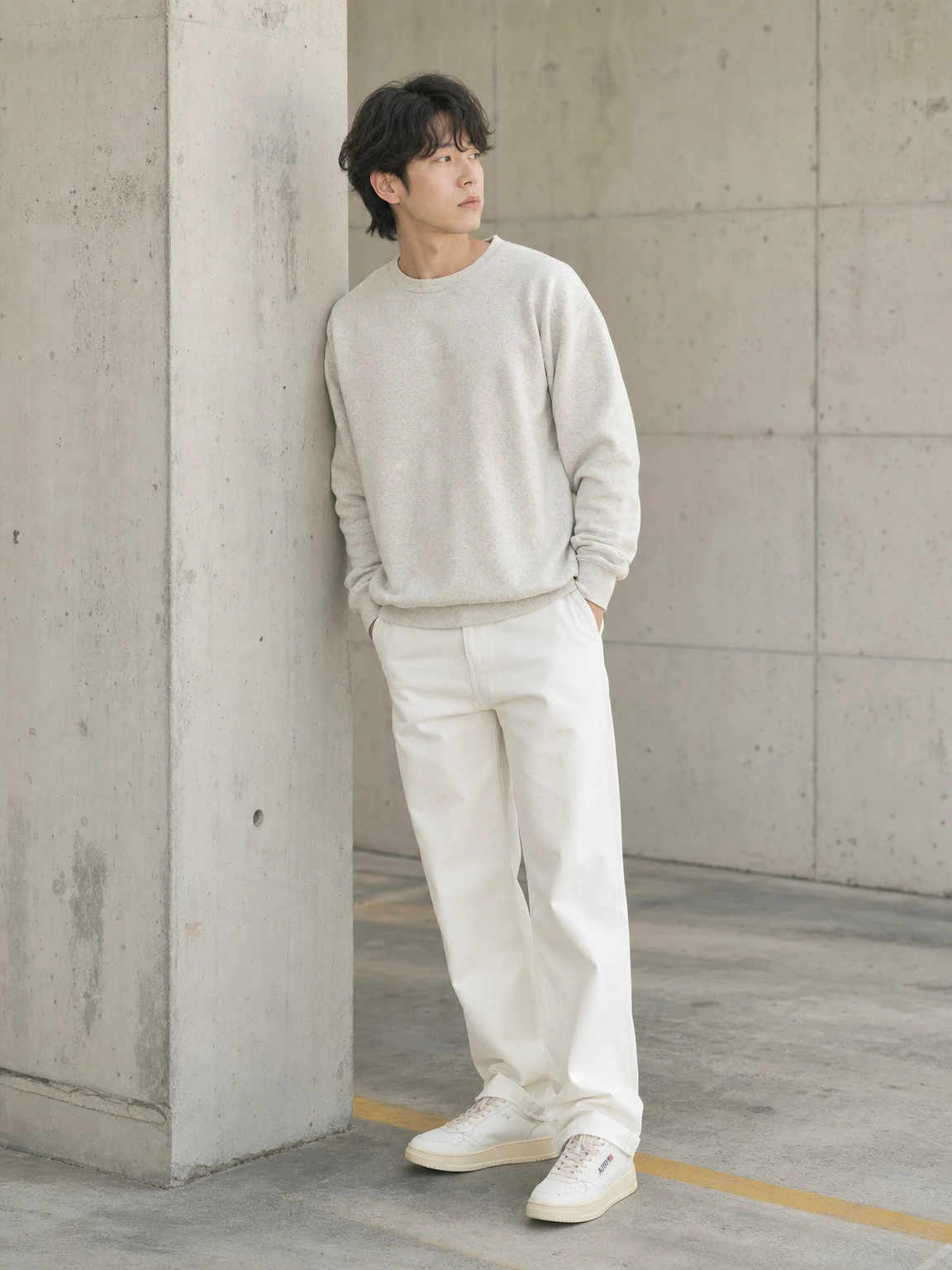 레트로 무드의 로우 스니커즈