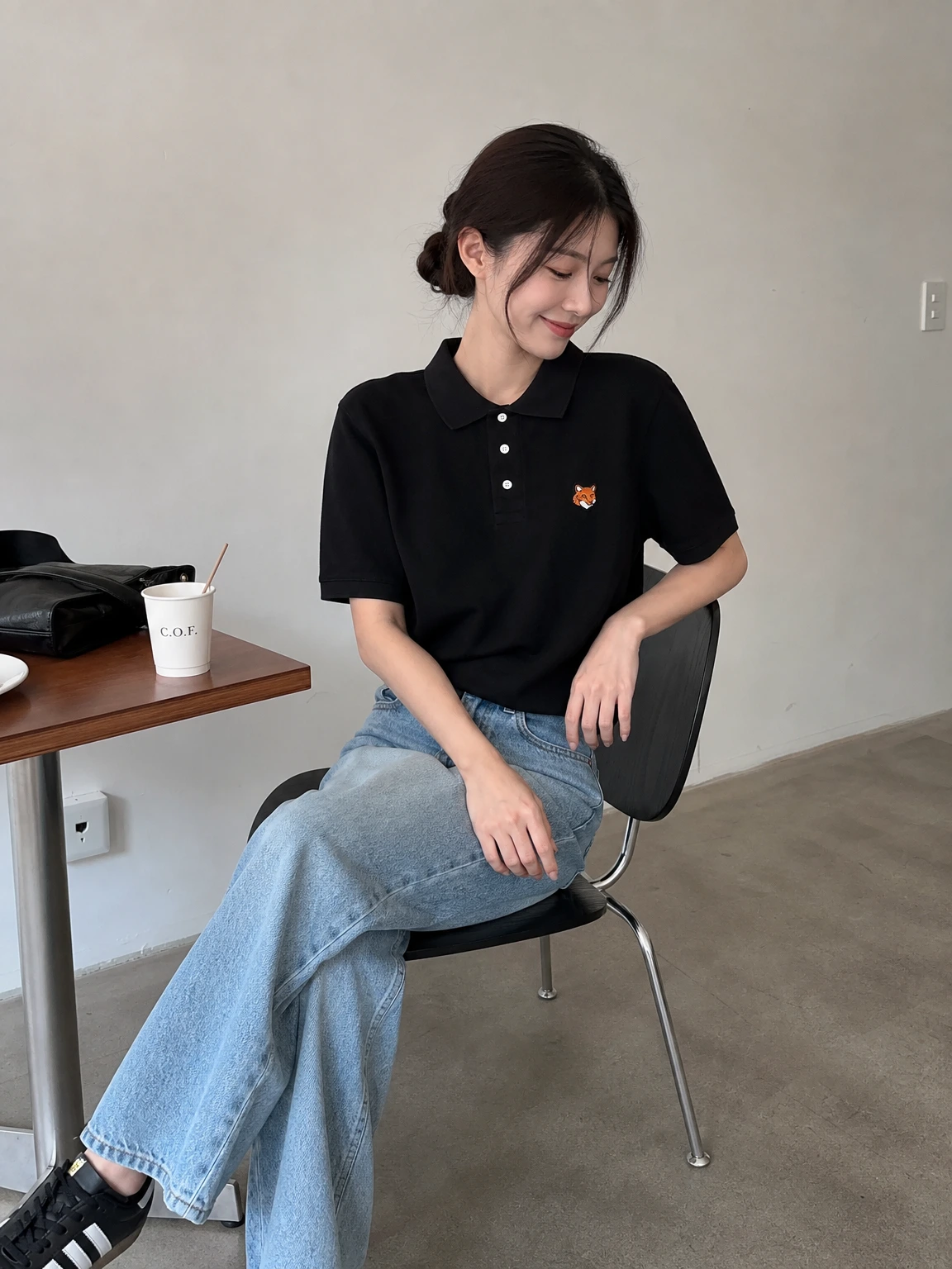 폭스 헤드로 포인트 준 PK 셔츠