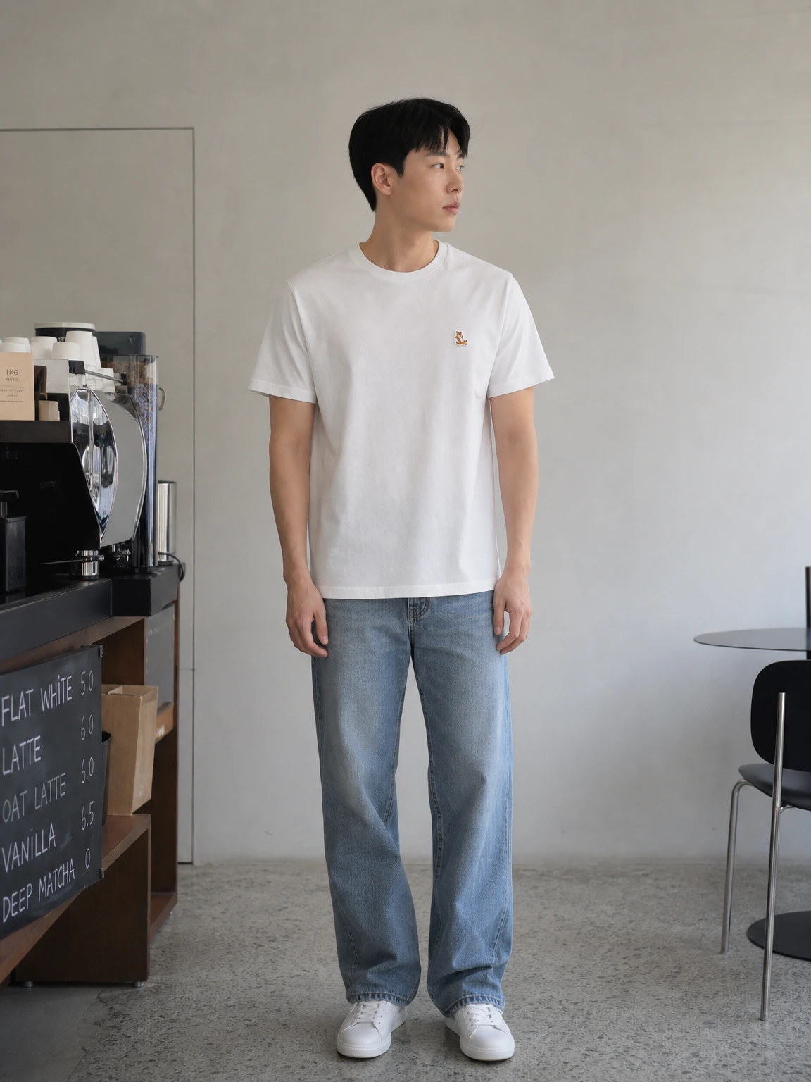 작은 여유가 스며든 반팔 티셔츠