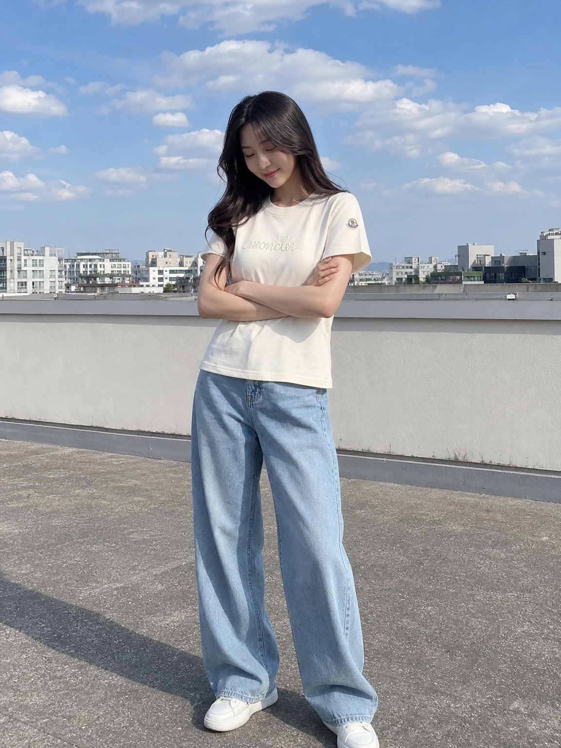 톤온톤 로고로 담백한 티셔츠