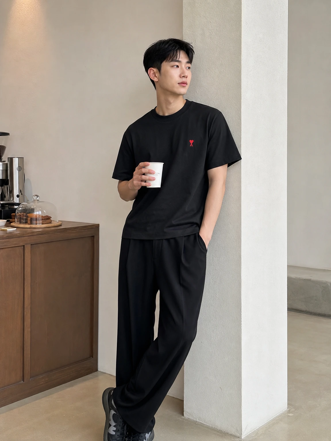 하트 로고로 포인트 준 PK 셔츠