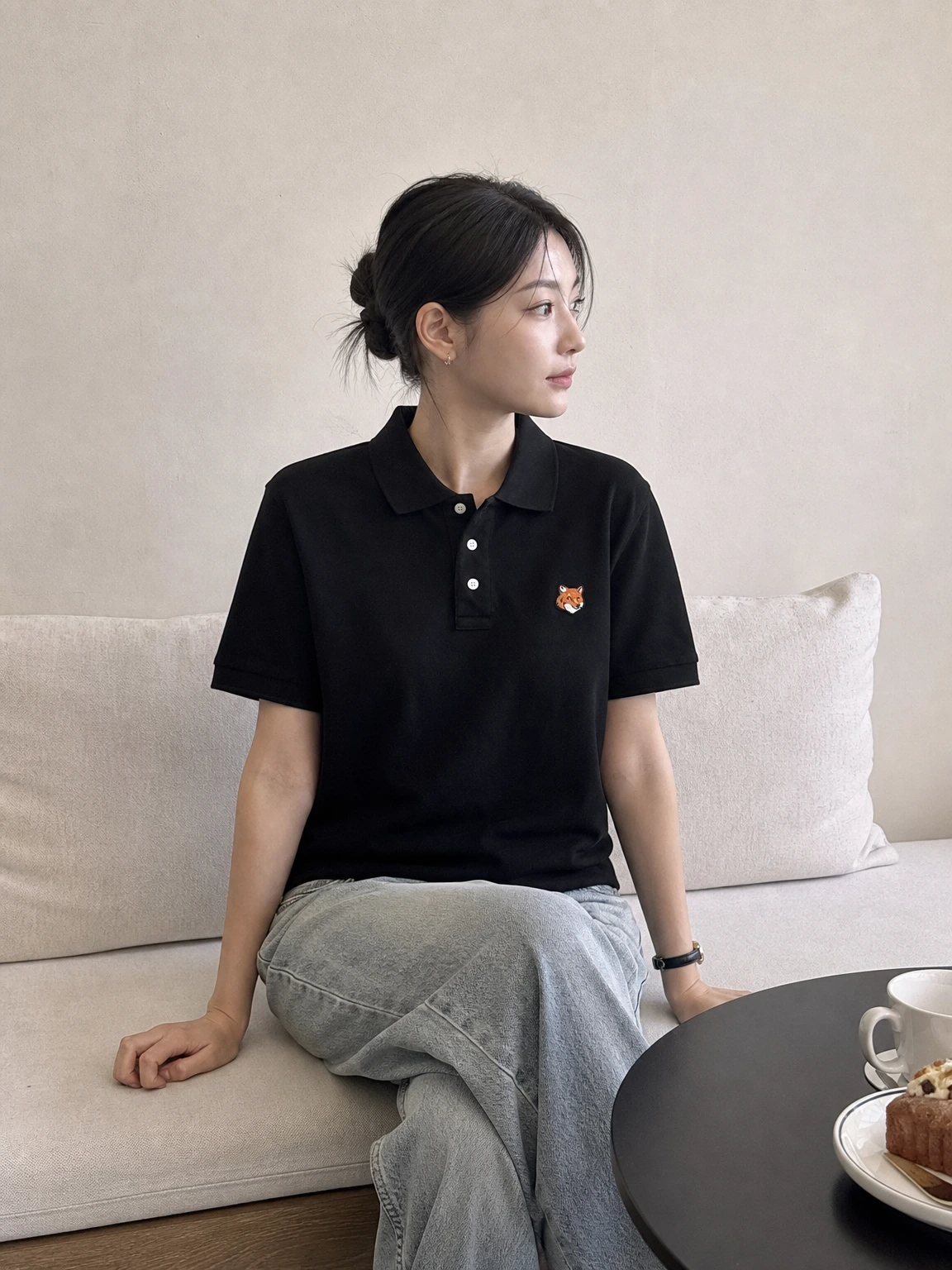 폭스 헤드로 포인트 준 PK 셔츠