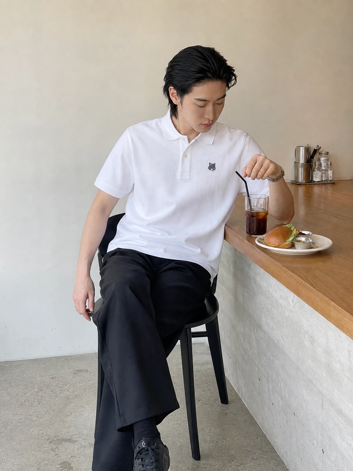 폭스헤드로 포인트 준 반팔티셔츠