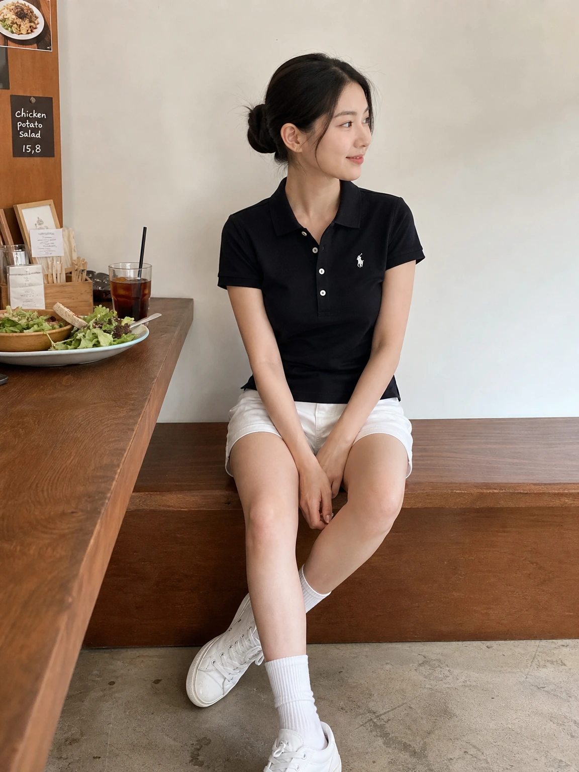 칼라와 버튼으로 정돈된 폴로 셔츠