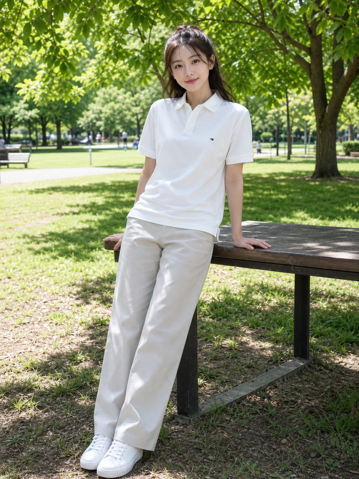 담백한 레귤러핏의 반팔 티셔츠