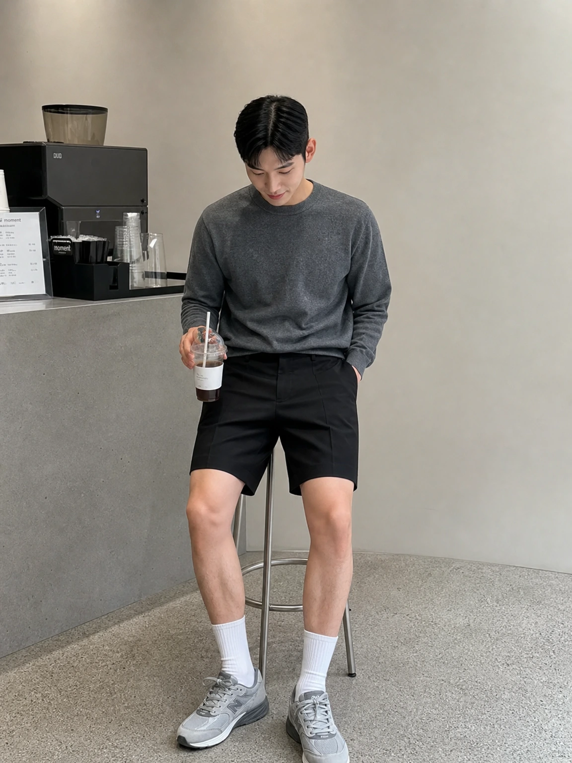 미니멀 테일러드 무드 숏 팬츠