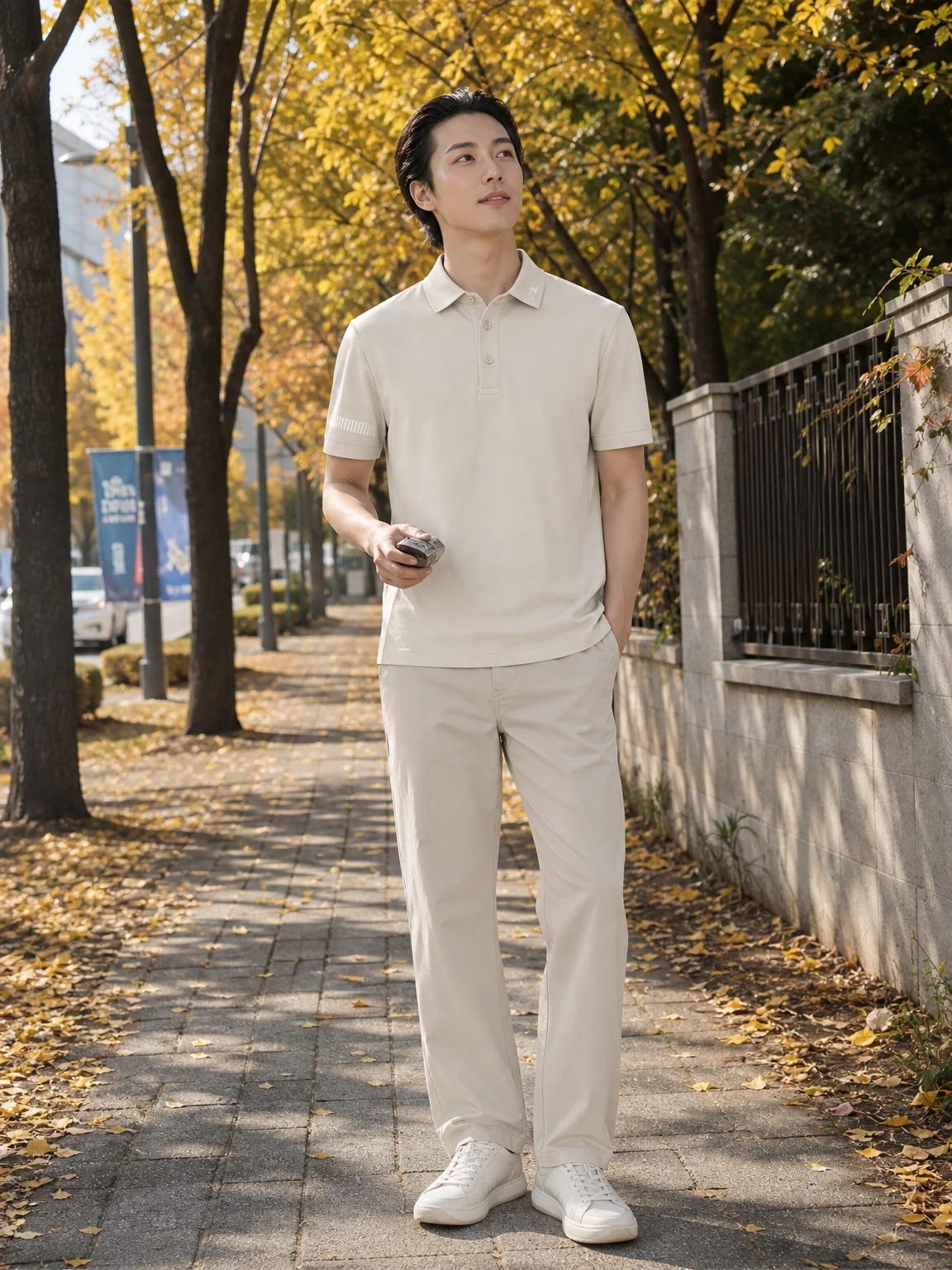 로고 디테일이 깔끔한 폴로