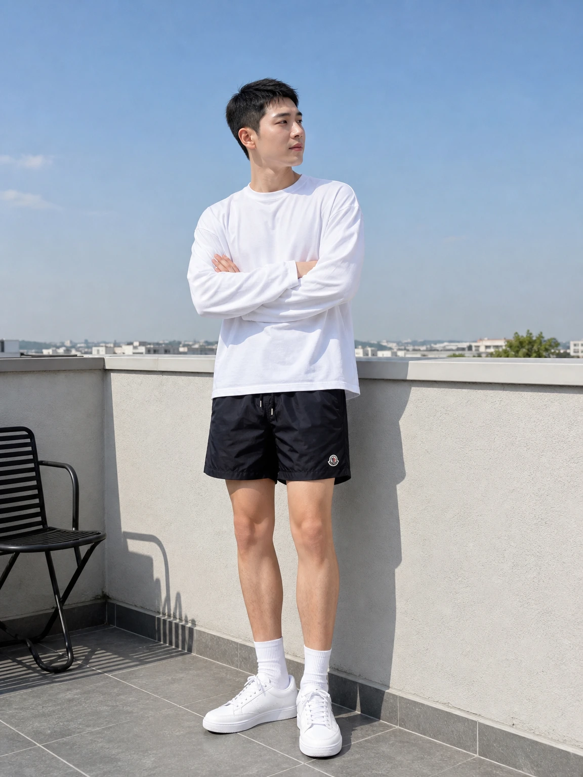물가에서 빛나는 스윔 팬츠