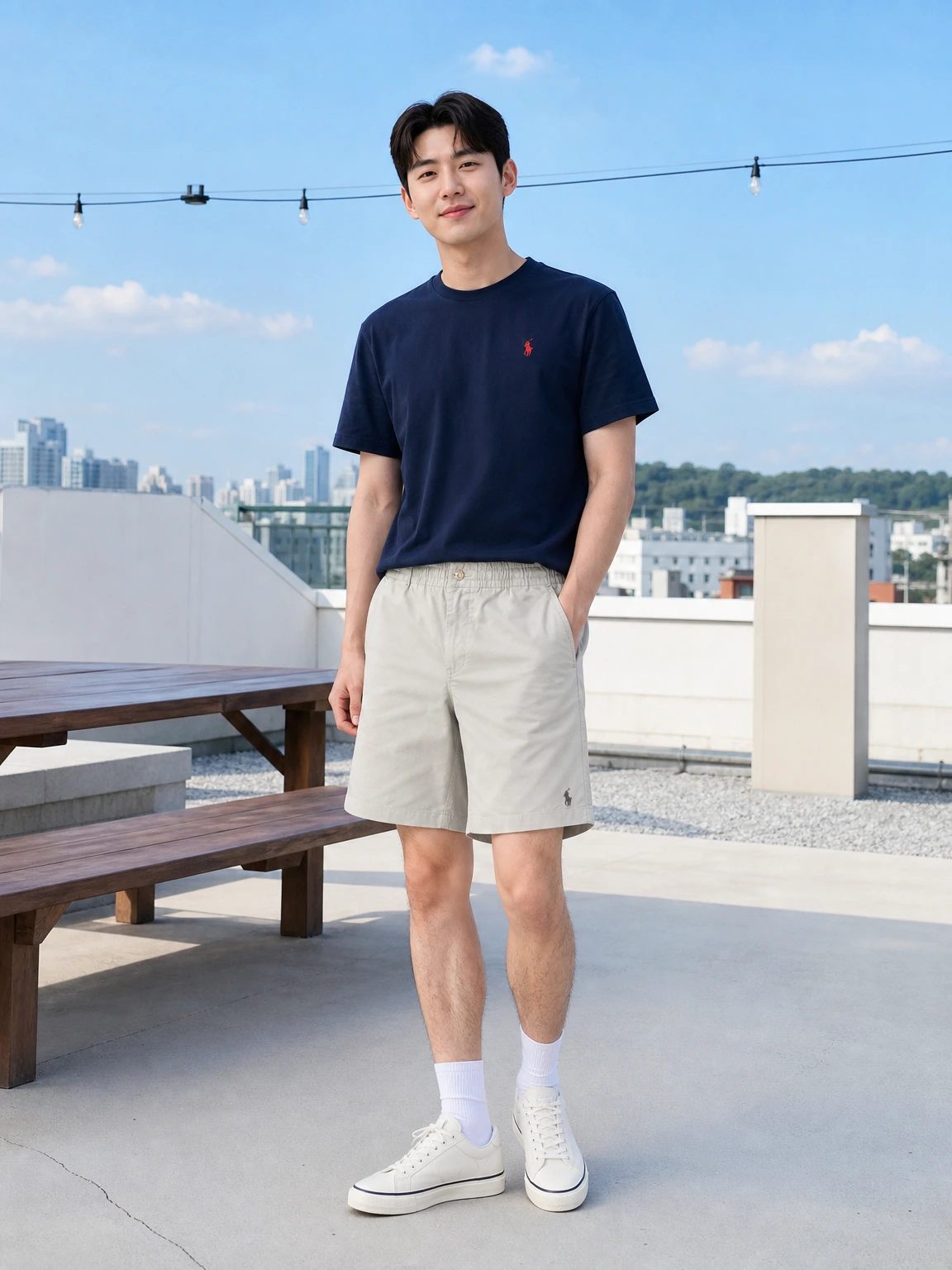 밴딩 허리로 하루가 편한 반바지
