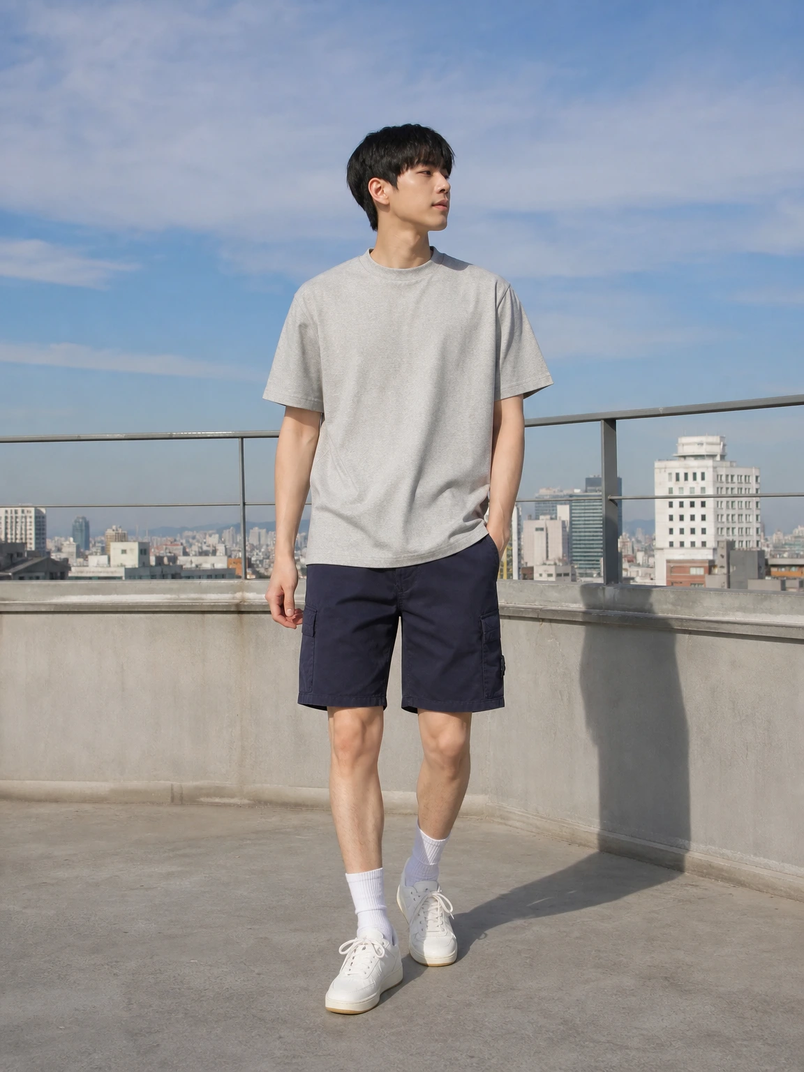 카고 포켓으로 실용적인 반바지