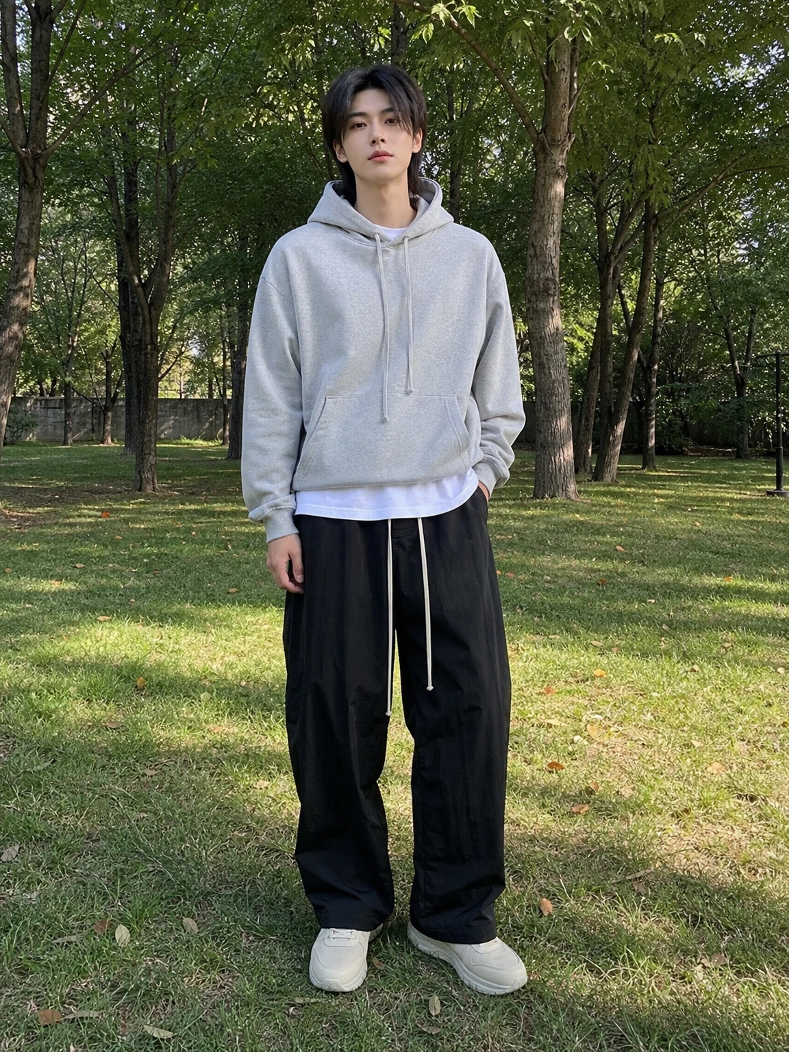 와이드 실루엣이 여유로운 팬츠